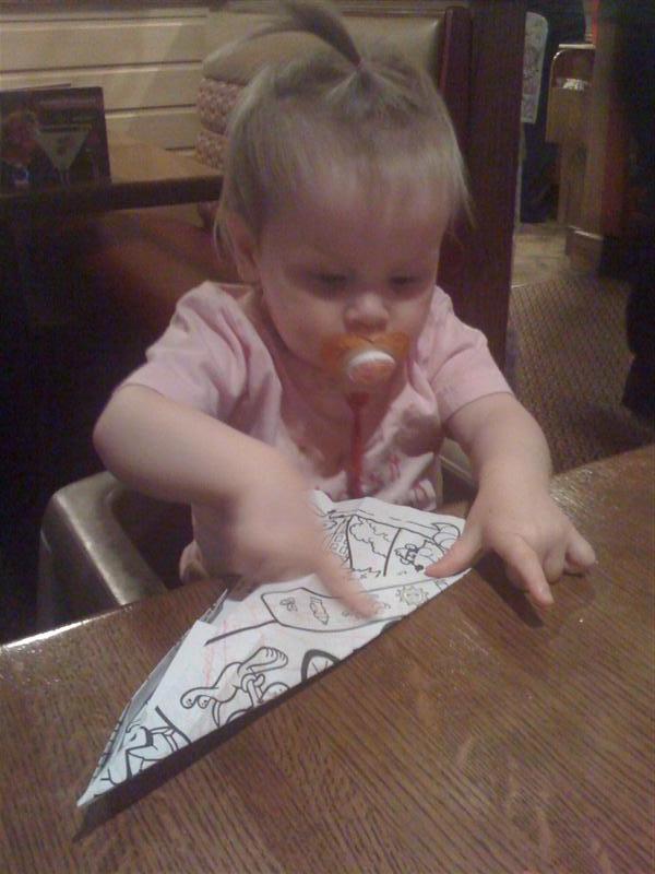 Jess_ApplebeesPlane-1.jpg - Check out my sweet paper airplane!