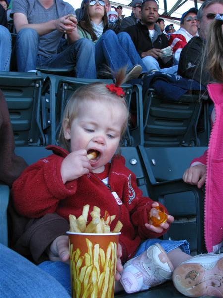 Jess_OpeningDay_2009-2.JPG - ...because I got to eat a whole bucket of fries...